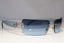 VERSACE Womens Diamante Designer Sunglasses Blue Rectangle 2107 1003/8E 21031
