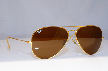 RAY-BAN Mens Designer Sunglasses Gold Aviator RB 3025 L9797 18387