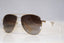 PRADA Mens Designer Polarized Sunglasses White Aviator SPR 53Q ZVN-6E1 15017