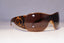 PRADA Womens Oversized Designer Sunglasses Brown Shield SPR 58I 7OE-8C1 19761