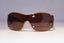 PRADA Womens Oversized Designer Sunglasses Brown Shield SPR 58I 7OE-8C1 19761