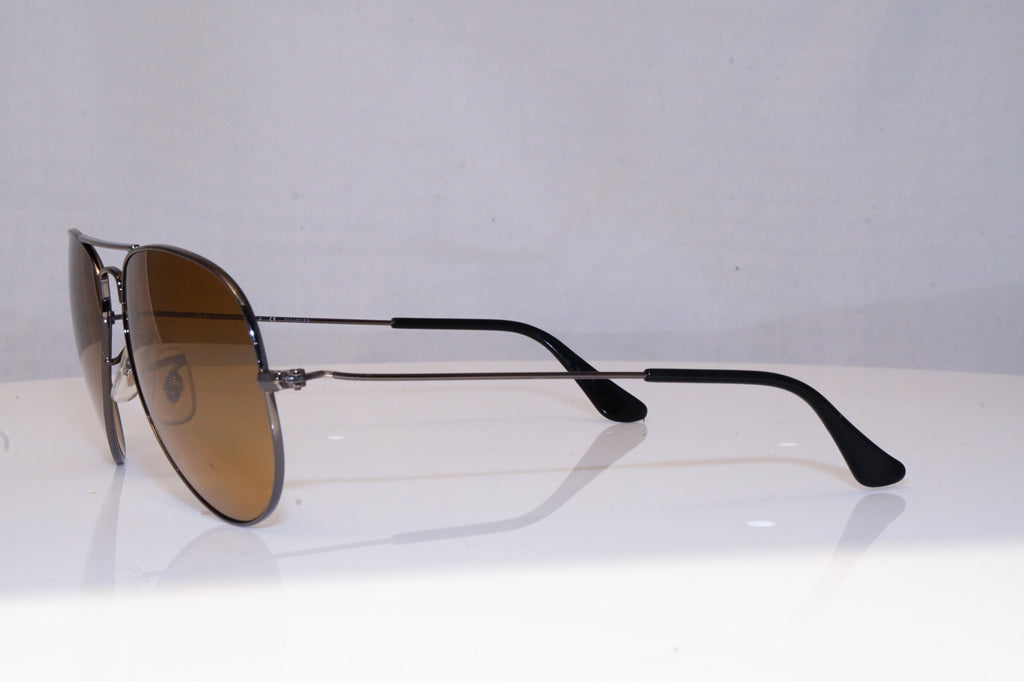 RAY-BAN Mens Polarized Designer Sunglasses Silver Aviator RB 3025 004/M2 18251