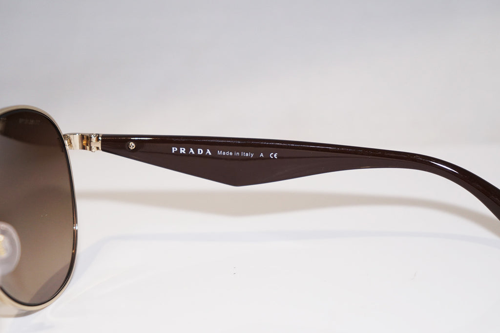 PRADA Mens Designer Sunglasses Brown Aviator SPR 53Q ZVN-1X1 15161