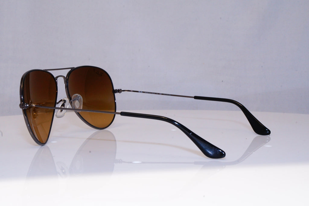 RAY-BAN Mens Polarized Designer Sunglasses Silver Aviator RB 3025 004/M2 18251