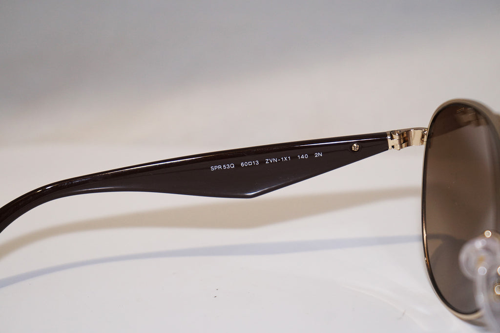 PRADA Mens Designer Sunglasses Brown Aviator SPR 53Q ZVN-1X1 15161