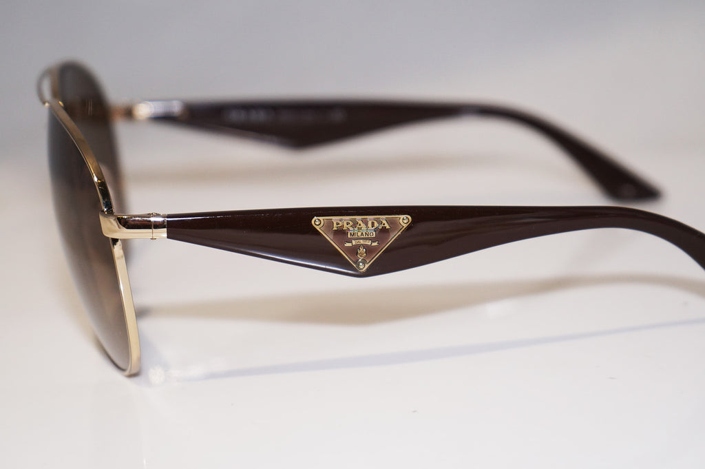 PRADA Mens Designer Sunglasses Brown Aviator SPR 53Q ZVN-1X1 15161