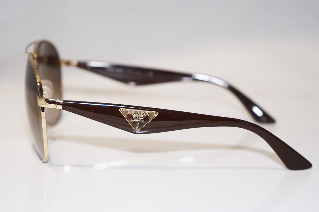PRADA Mens Designer Sunglasses Brown Aviator SPR 53Q ZVN-1X1 15161
