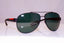PRADA Mens Polarized Mirror Designer Sunglasses Aviator SPS 55Q DGO-5X1 17971