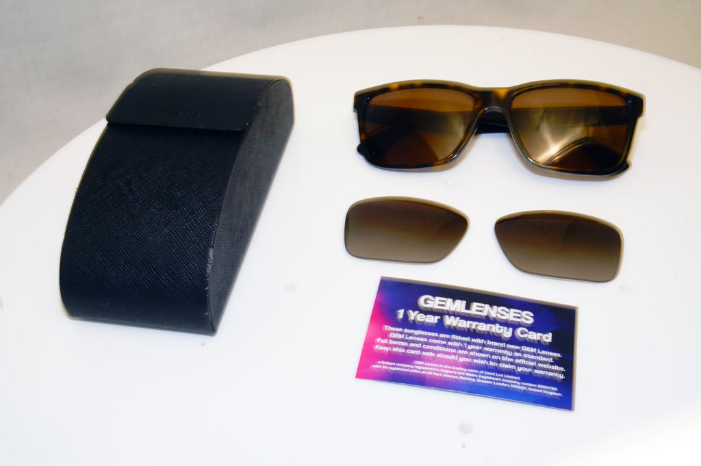 PRADA Mens Designer Sunglasses Brown Wayfarer SPR 19S 2AU-1X1 18021