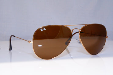 RAY-BAN Mens Designer Sunglasses Gold Aviator 62 MM RB 3025 001/33 18202