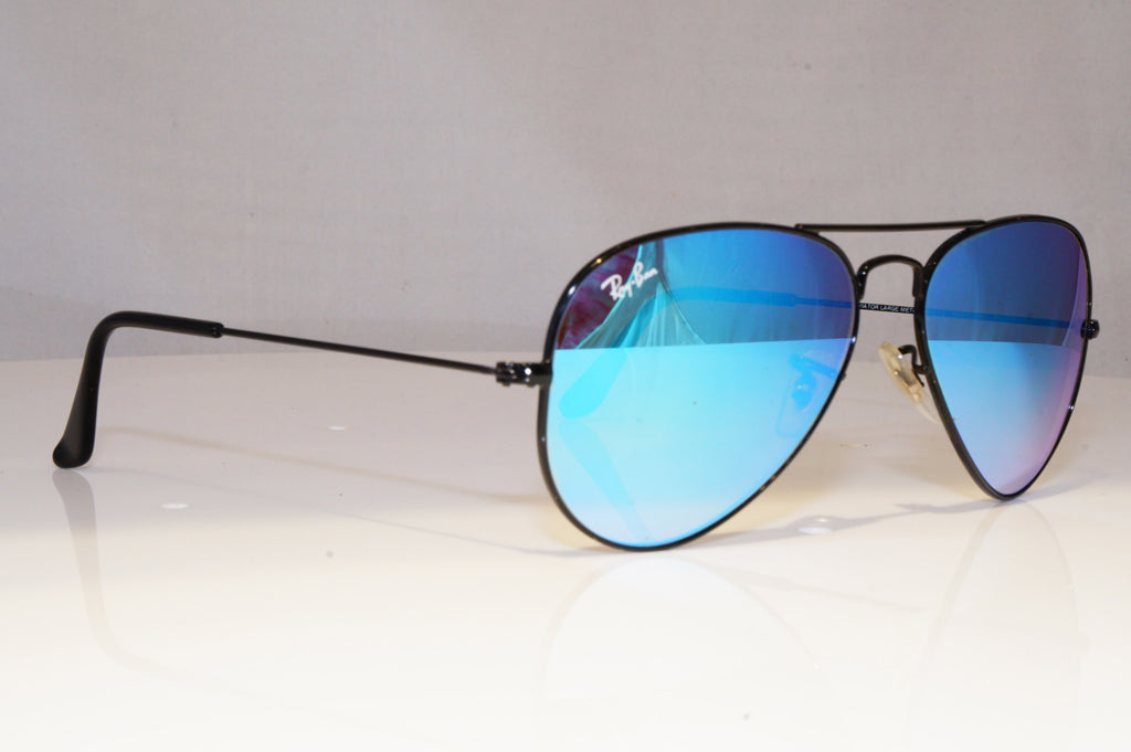 RAY-BAN Mens Womens Mirror Sunglasses Pilot AVIATOR BLUE RB 3025 002/40 21046