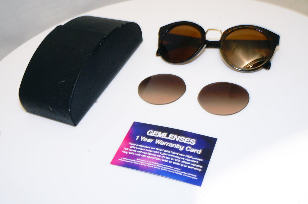 PRADA Womens Designer Sunglasses Brown Butterfly CINEMA SPR 05T 2AU-3DO 17994