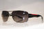 PRADA Mens Designer Polarized Sunglasses Black Wrap SPS 53N 5AV-5W1 15197