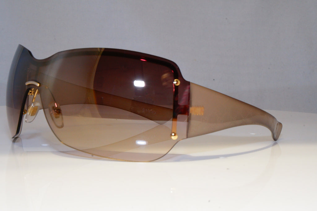 GUCCI Womens Designer Sunglasses Brown Shield MONO-GRAM GG 1825 RHDNH 21028