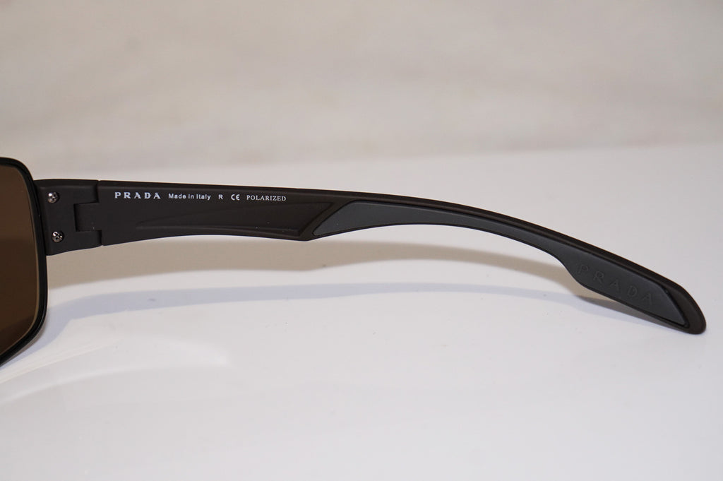PRADA Mens Designer Sunglasses Brown Wrap SPS 53N UEA-5Y1 15155