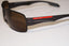PRADA Mens Designer Sunglasses Brown Wrap SPS 53N UEA-5Y1 15155