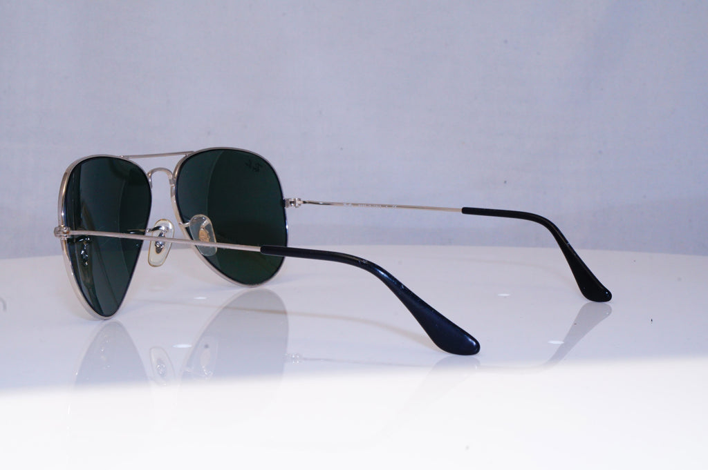 RAY-BAN Mens Mirror Designer Sunglasses Silver Aviator RB 3025 W3271 18275