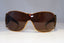PRADA Womens Oversized Designer Sunglasses Brown Shield SPR 58I 7OE-8C1 20993
