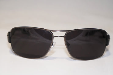 PRADA Mens Designer Sunglasses Black Wrap SPS 53N 5AV-5W1 15044
