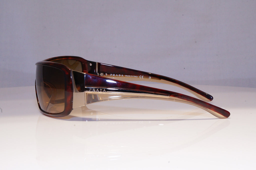 PRADA Mens Womens Vintage Designer Sunglasses Brown Shield SPR 03H 2AU-6S1 19762