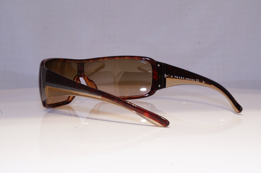 PRADA Mens Womens Vintage Designer Sunglasses Brown Shield SPR 03H 2AU-6S1 19762