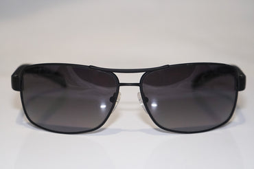 PRADA Mens Designer Polarized Sunglasses Black Wrap SPS 54I DG0-5W1 15286