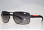 PRADA Mens Designer Polarized Sunglasses Black Wrap SPS 54I DG0-5W1 15286