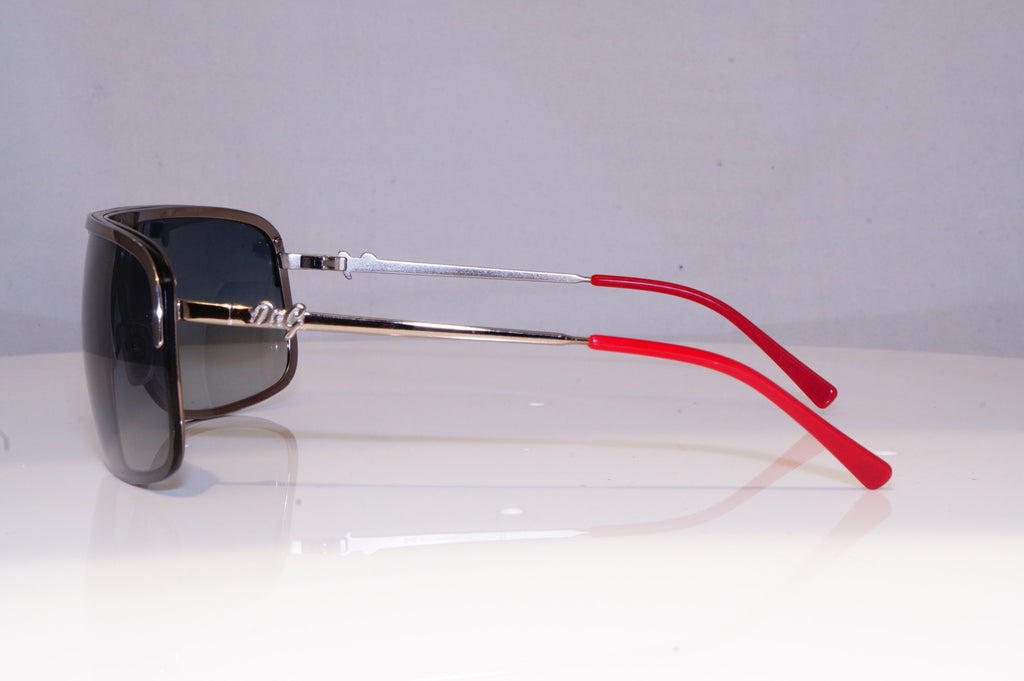DOLCE & GABBANA Mens Designer Sunglasses Silver Rectangle D&G 6016 04/8G 19748