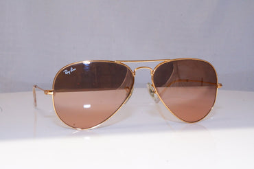 RAY-BAN Mens Mirror Designer Sunglasses Gold Aviator RB 3025 001/3E 18364
