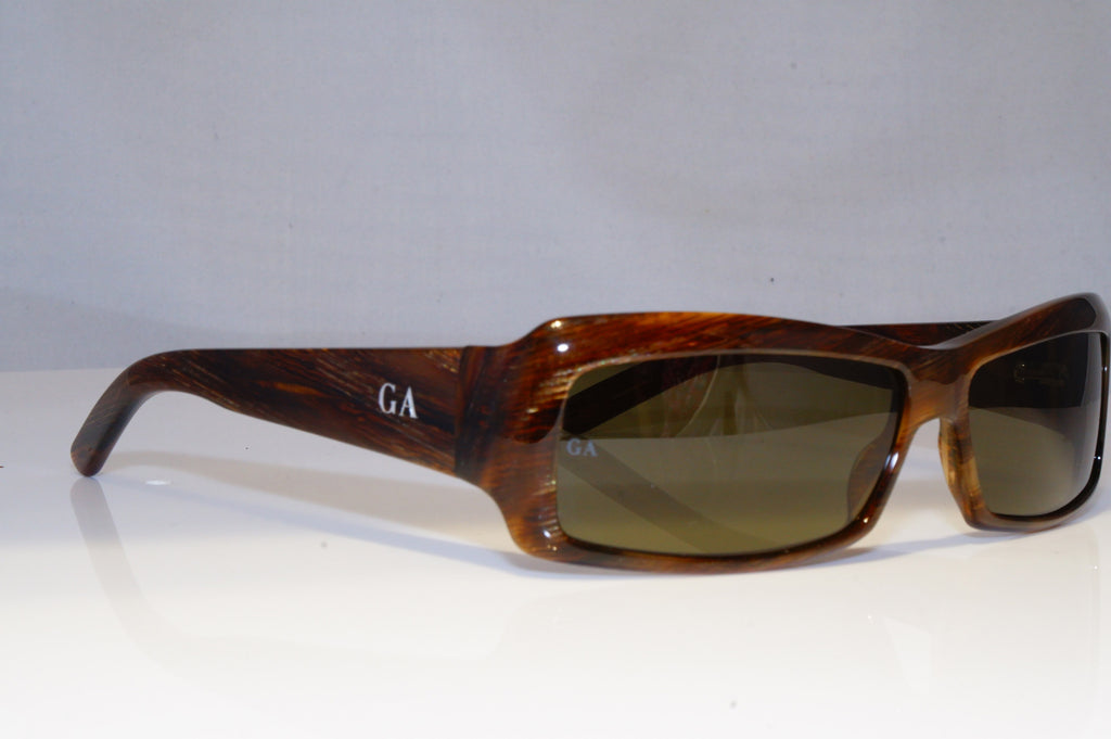 GIORGIO ARMANI Mens Womens Vintage Designer Sunglasses Brown GA 65 BK7 21003