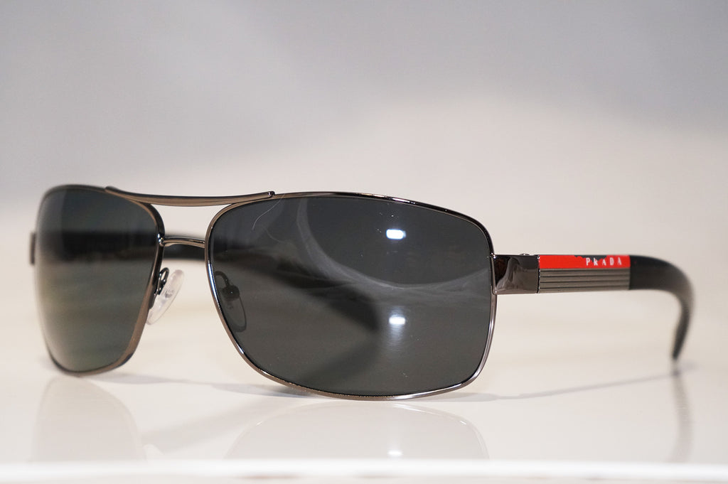 PRADA Mens Designer Sunglasses Black Wrap SPS 54I DG0-5W1 15102