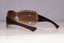 GUCCI Womens Oversized Designer Sunglasses Brown Shield MONOGRAM GG 1825 19733