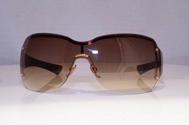GUCCI Womens Oversized Designer Sunglasses Brown Shield MONOGRAM GG 1825 19733