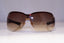 GUCCI Womens Oversized Designer Sunglasses Brown Shield MONOGRAM GG 1825 19733