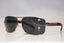 PRADA Mens Designer Polarized Sunglasses Black Wrap SPS 54I 5AV-5Z1 15061