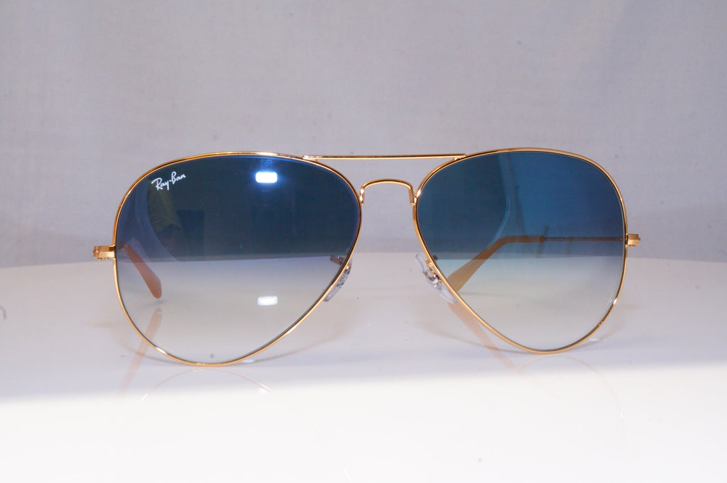 RAY-BAN Mens Designer Sunglasses Gold Aviator 62 MM RB 3025 001/3F 18205