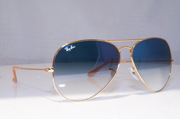 RAY-BAN Mens Designer Sunglasses Gold Aviator 62 MM RB 3025 001/3F 18205