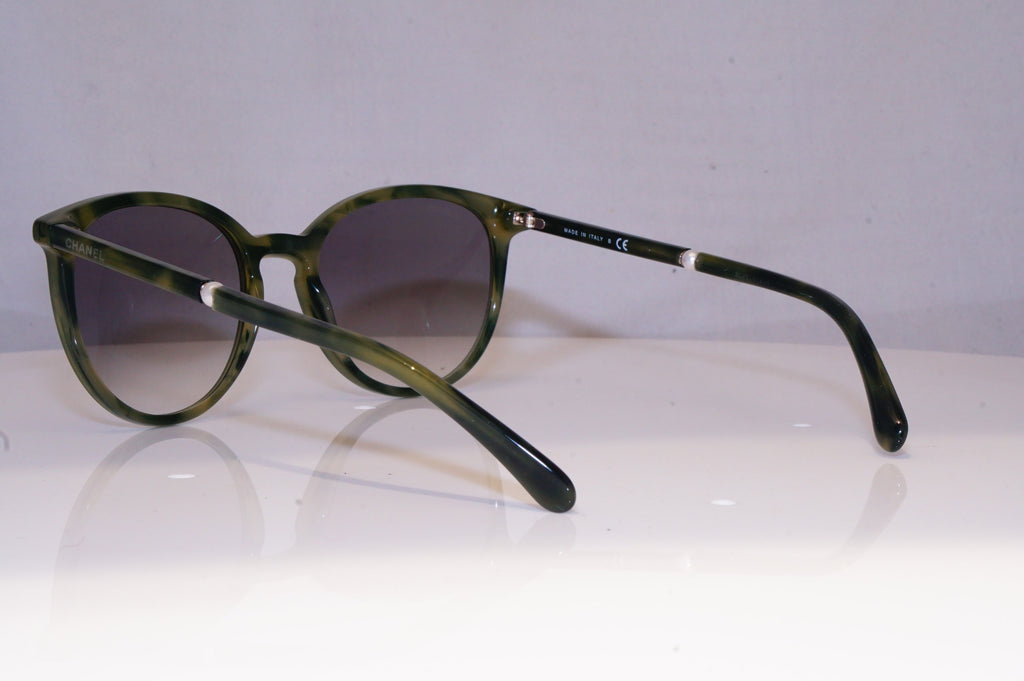 CHANEL Womens Designer Sunglasses Green Butterfly PEARL 5394 1642/S3 19732