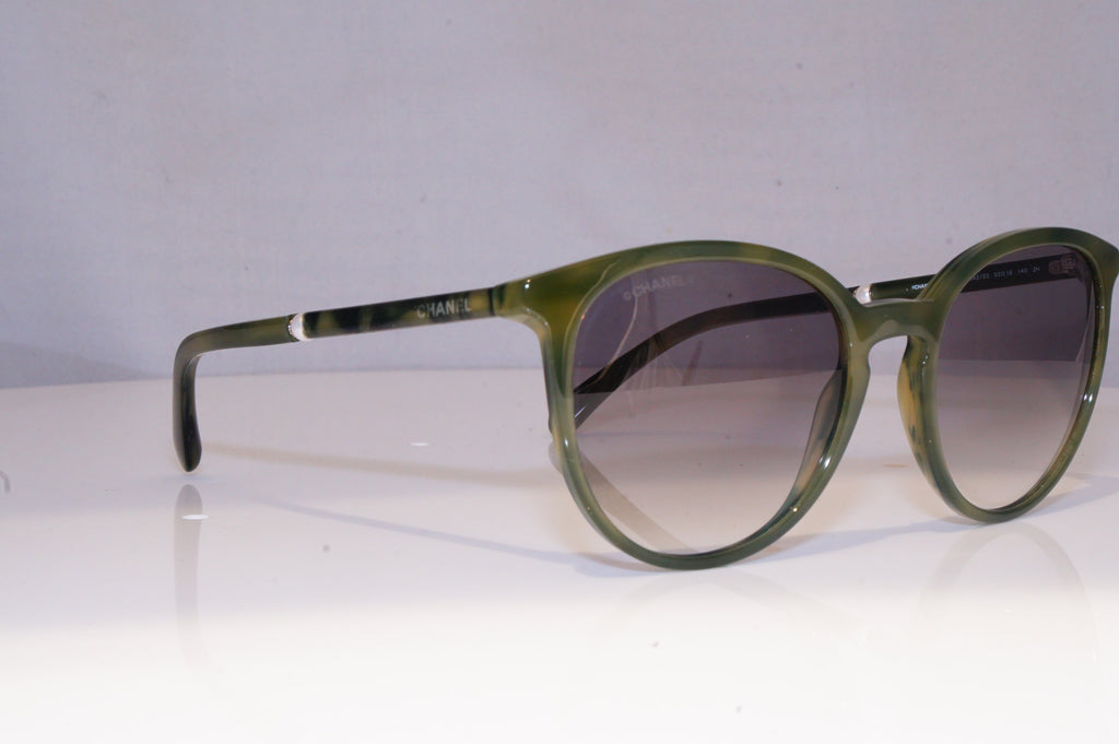 CHANEL Womens Designer Sunglasses Green Butterfly PEARL 5394 1642/S3 19732