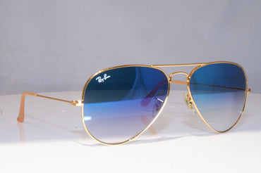 RAY-BAN Mens Designer Sunglasses Gold Aviator RB 3025 001/3E 18289