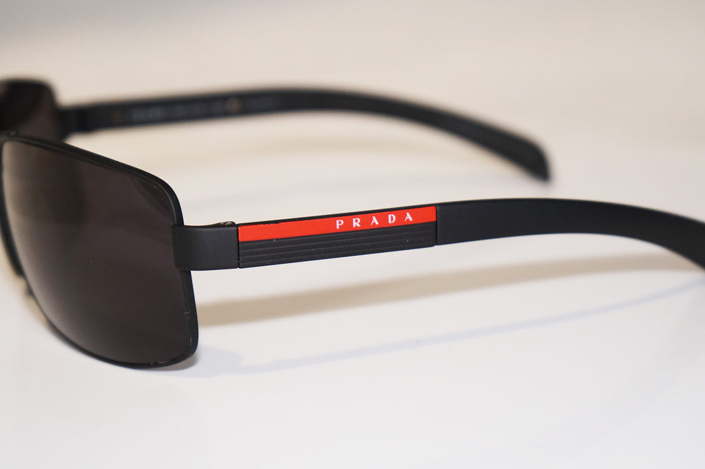 PRADA Mens Designer Sunglasses Black Wrap SPS 54I DG0-5W1 15102