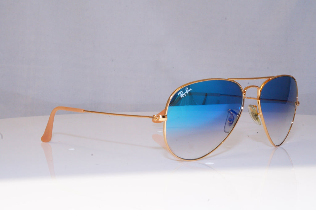 RAY-BAN Mens Designer Sunglasses Gold Aviator 55MM RB 3025 001/3F 18228