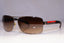 PRADA Mens Designer Sunglasses Brown Rectangle SPS 54I 5AV-6S1 19731
