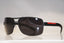 PRADA Mens Designer Sunglasses Black Wrap SPS 54I DG0-5W1 15102