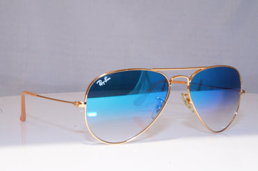 RAY-BAN Mens Designer Sunglasses Gold Aviator 55MM RB 3025 001/3F 18228