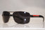 PRADA Mens Designer Sunglasses Black Wrap SPS 54I 5AV-5Z1 15199