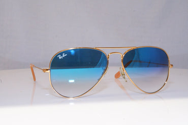 RAY-BAN Mens Designer Sunglasses Gold Aviator RB 3025 001/3F 18436