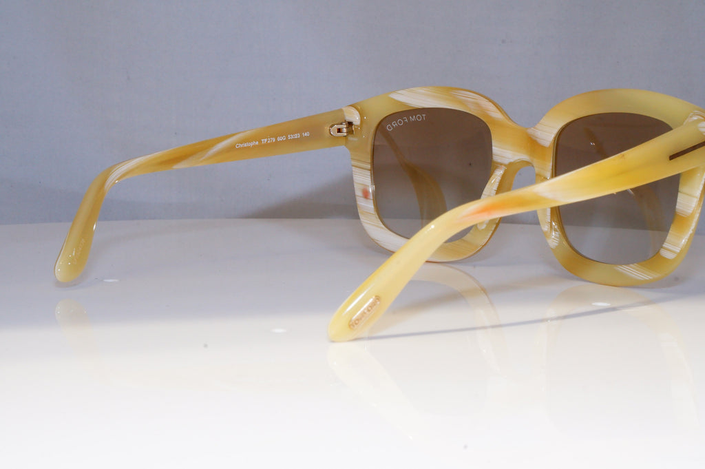 TOM FORD Womens Boxed Designer Sunglasses Brown OCHER Christophe TF 279 60 21010