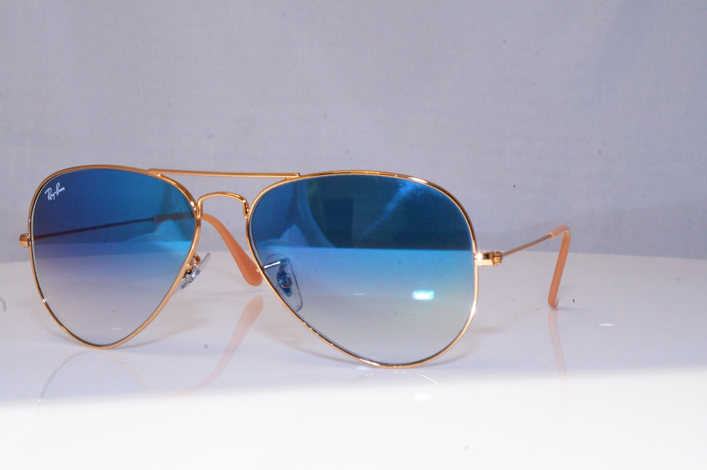 RAY-BAN Mens Designer Sunglasses Gold Aviator RB 3025 001/3F 18412