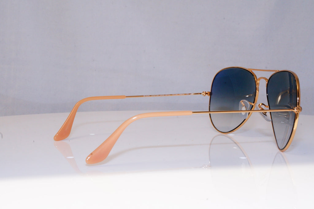RAY-BAN Mens Designer Sunglasses Gold Aviator RB 3025 001/3F 18412